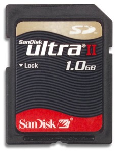Secure Digital Ultra II 1GB